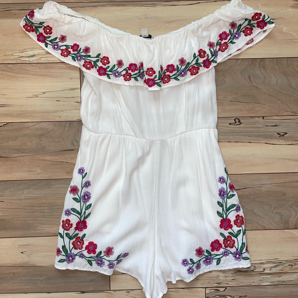 American Eagle Off the Shoulder Romper
